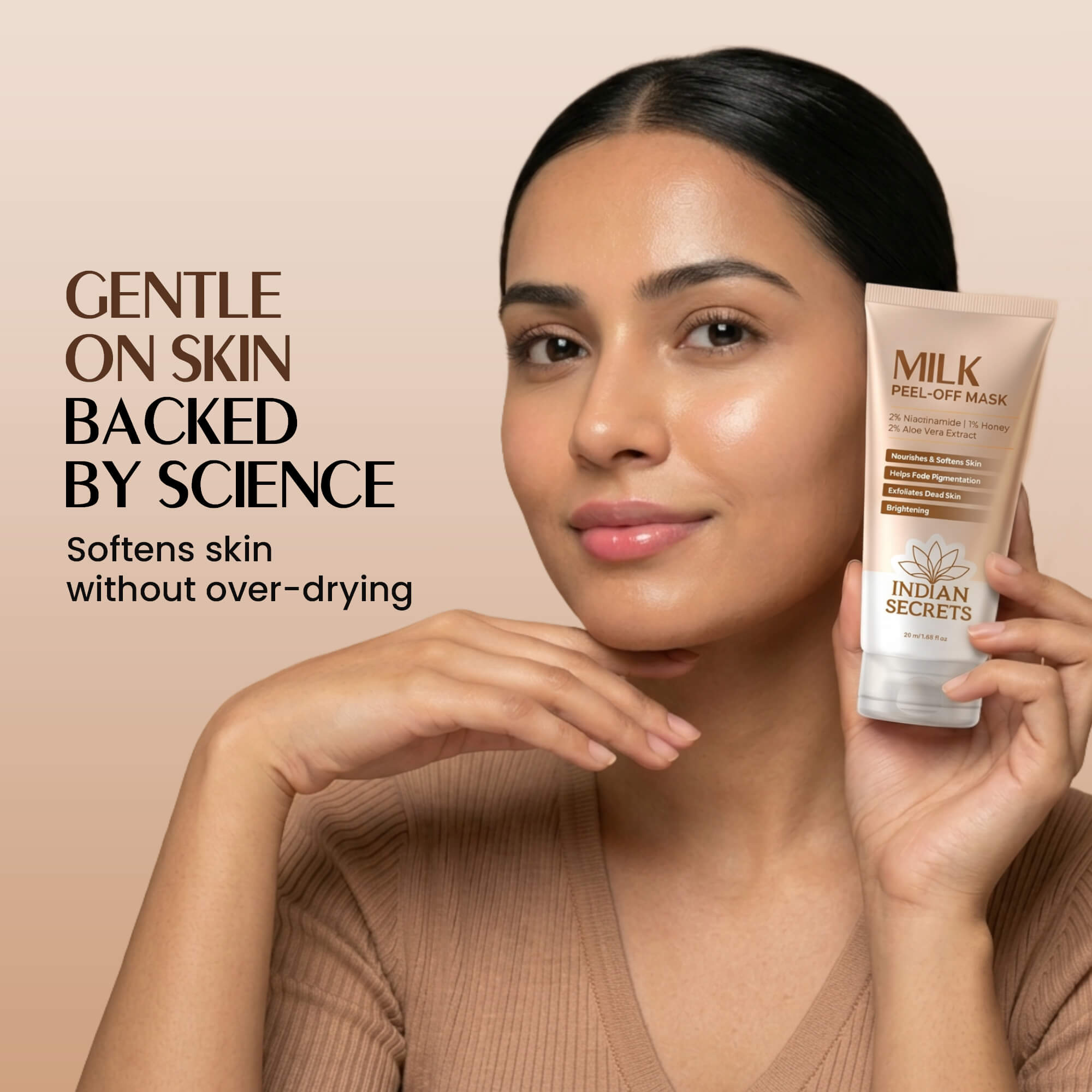 Indian Secrets Milk Peel-Off Mask, 50 ml 