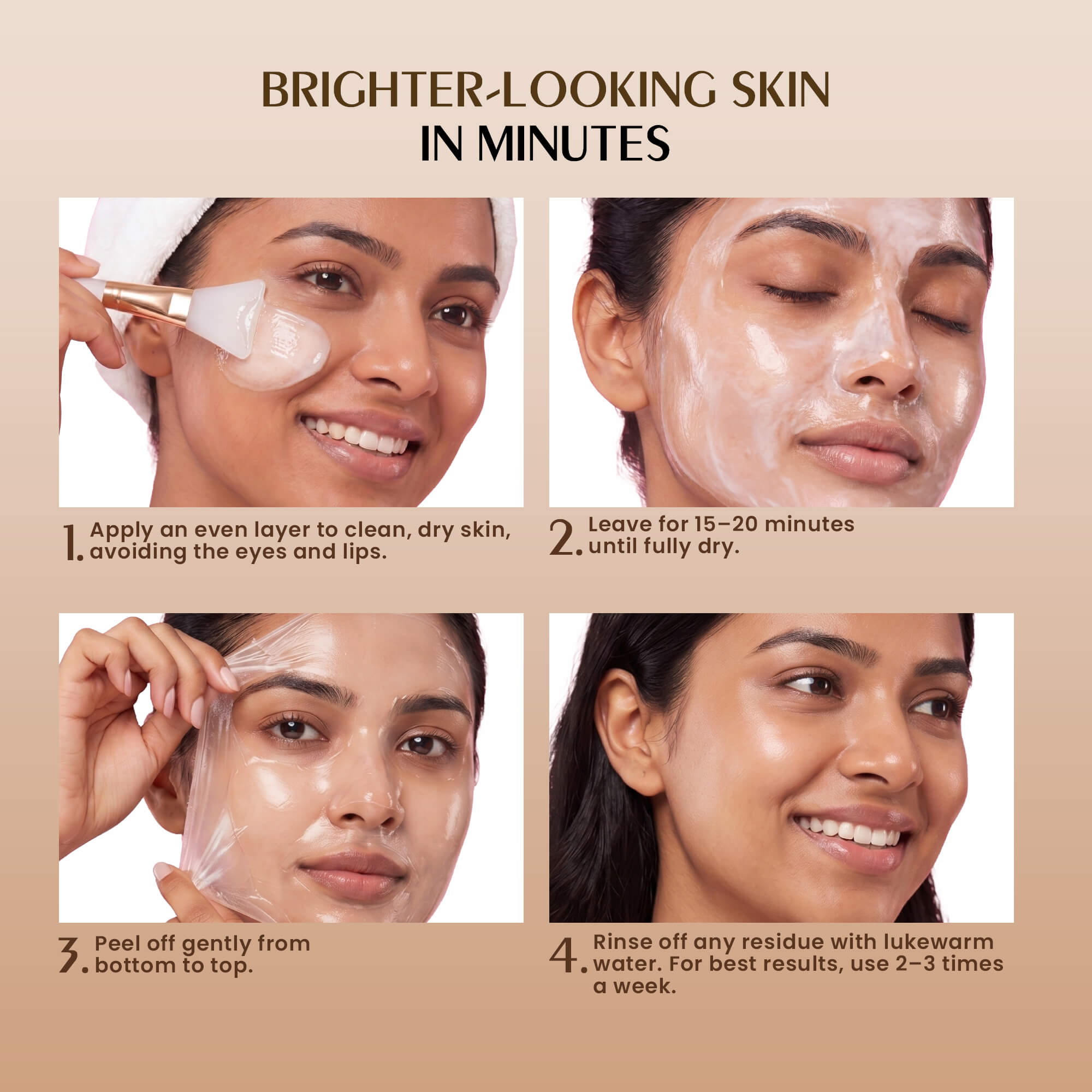 Indian Secrets Milk Peel-Off Mask, 50 ml 