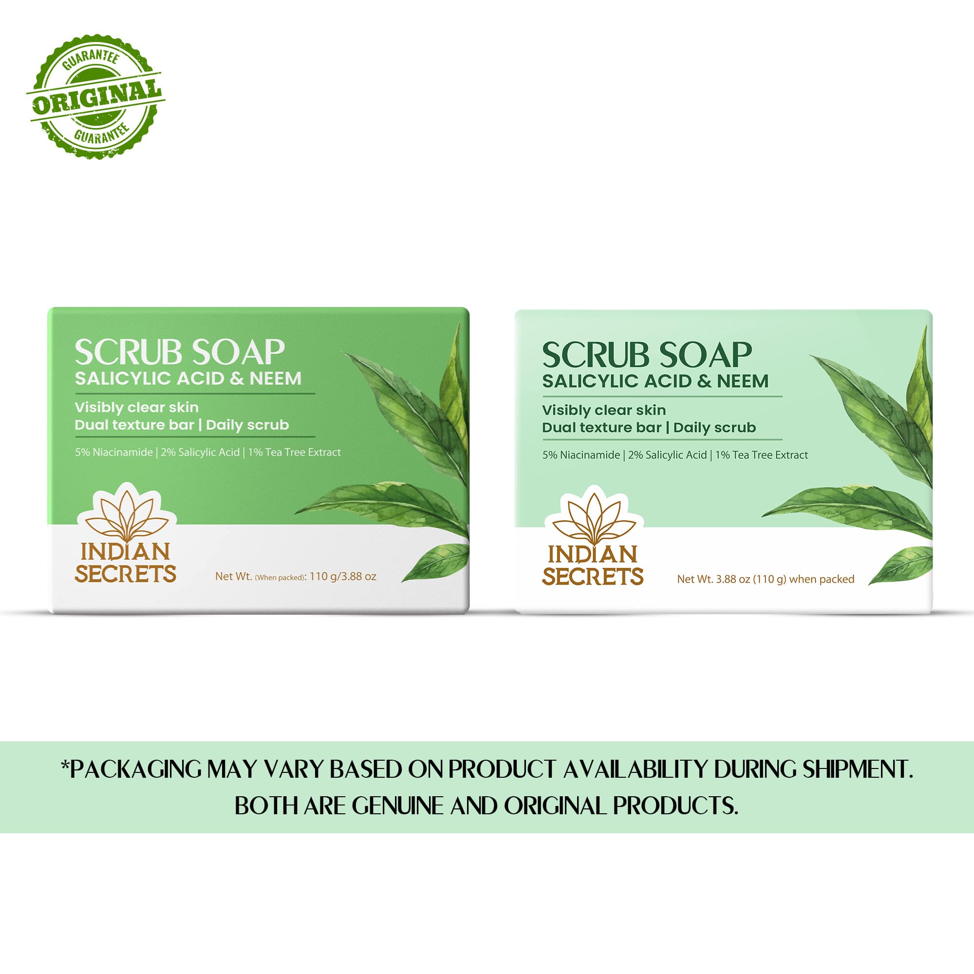 Indian Secrets Scrub Soap Salicylic Acid & Neem